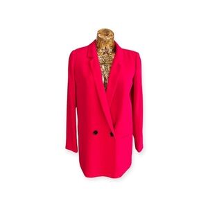 Mural blazer red one button small business office